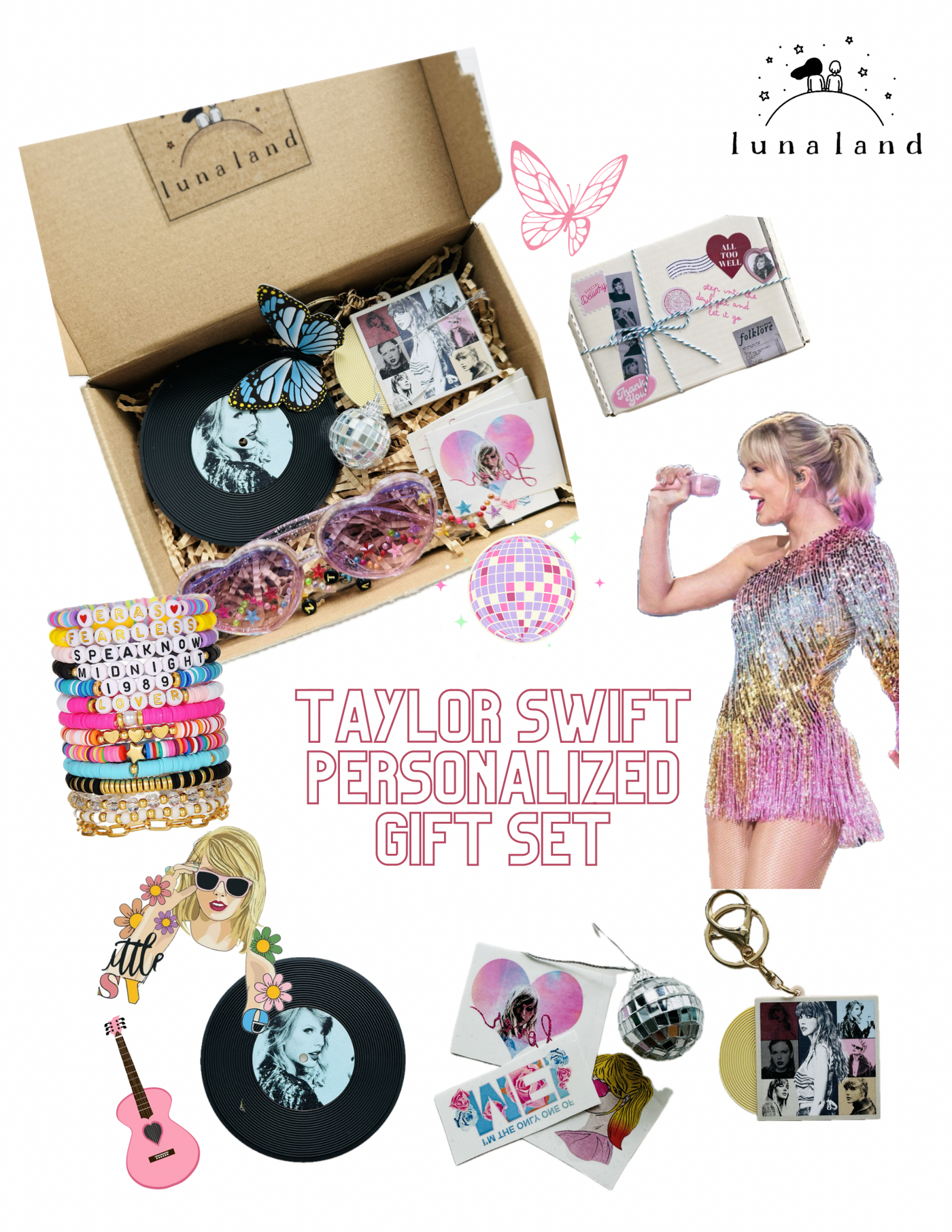 Return Goodie gift: Taylor Swift inspired gift set (< 20