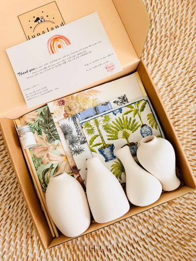 Summer theme mini Vase Painting Kit