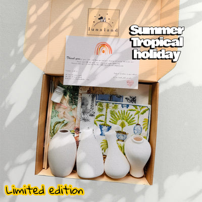 Summer theme mini Vase Painting Kit