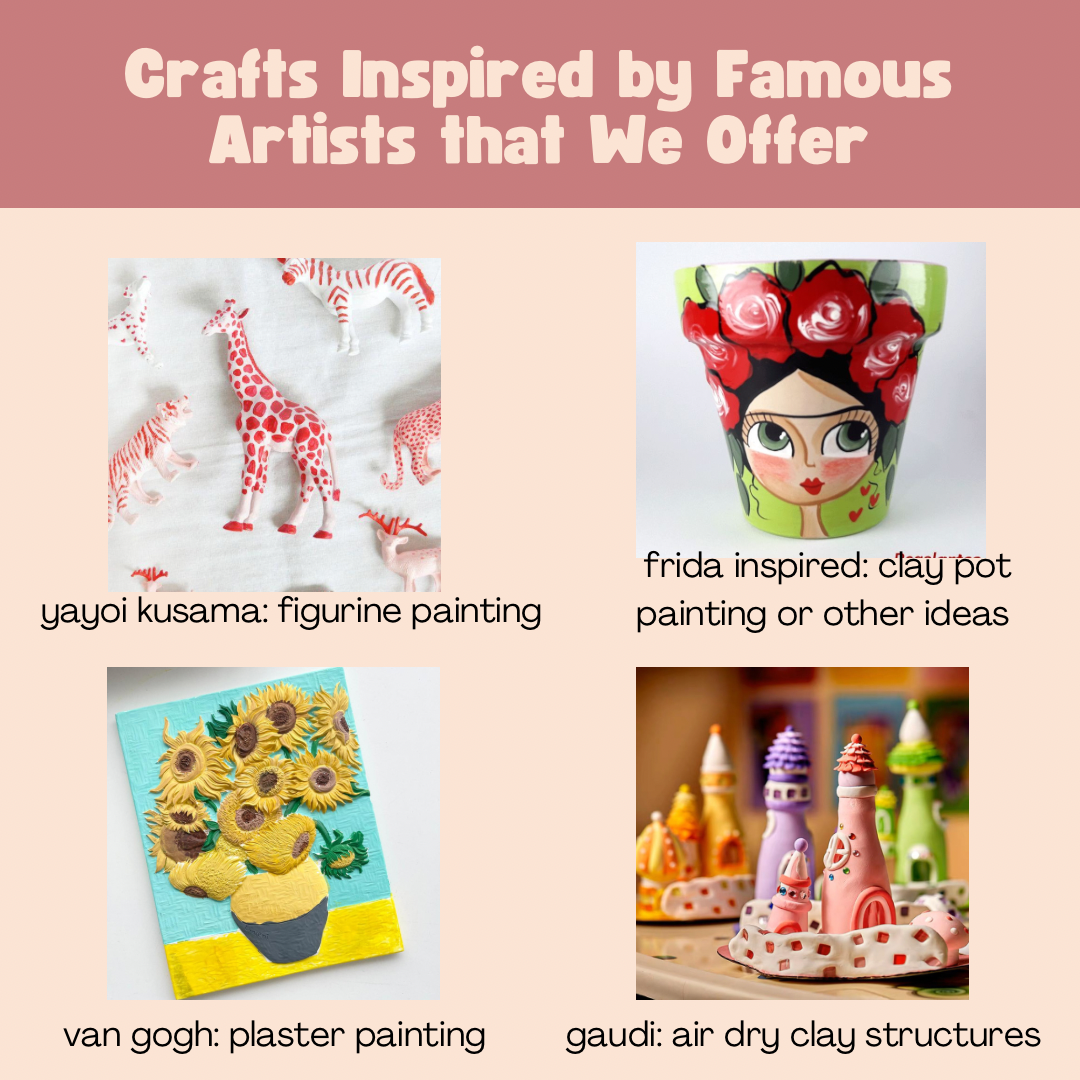 [1 craft activity] World artist Collection theme workshop