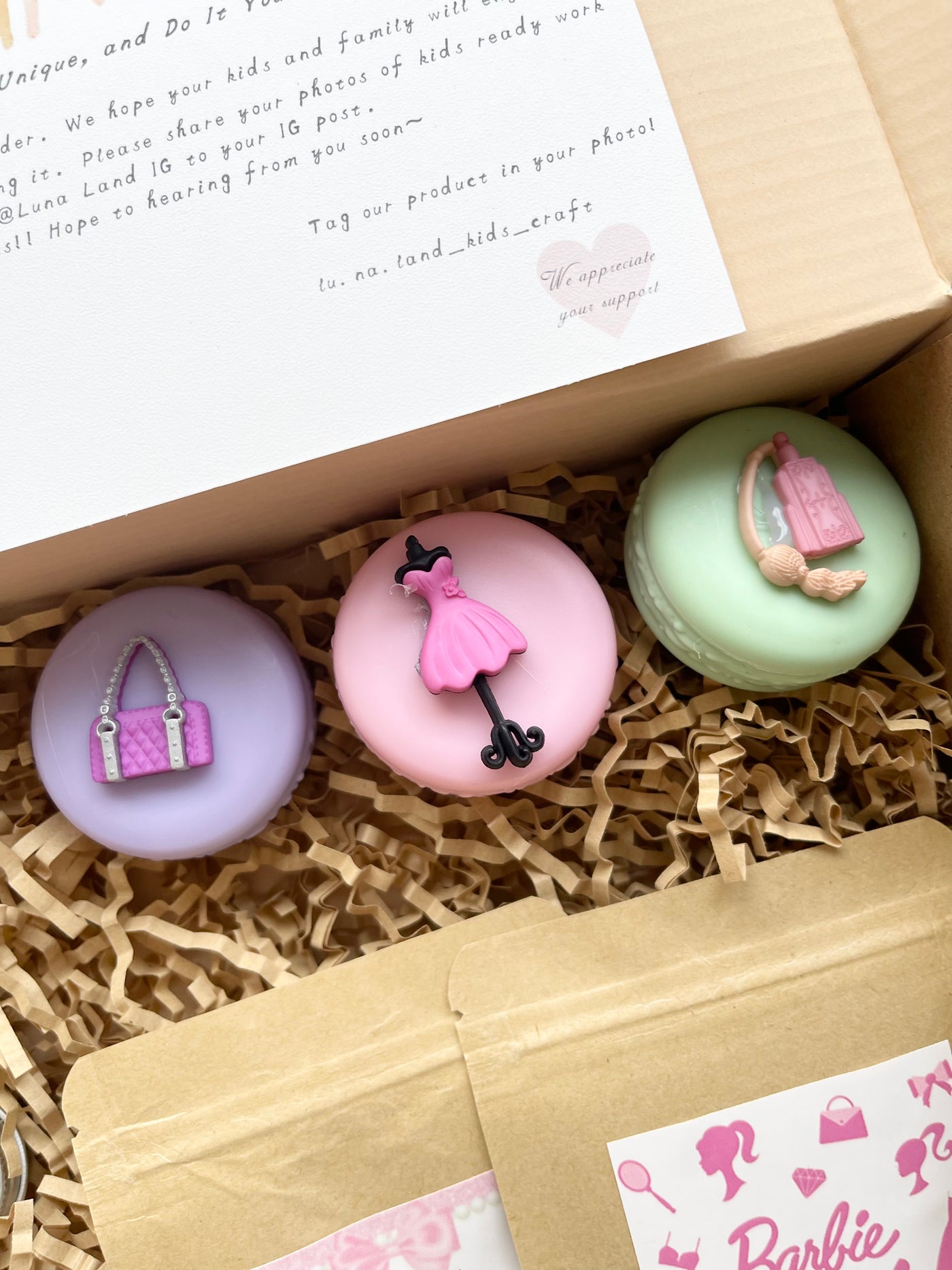 ［Barbie theme ］MACARON LIP BALM DIY KIT