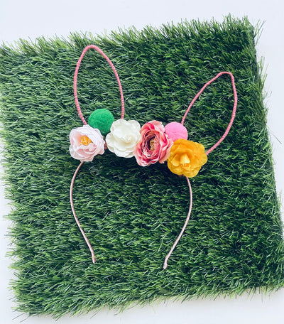 Easter Floral Bunny  Headband DIY kit