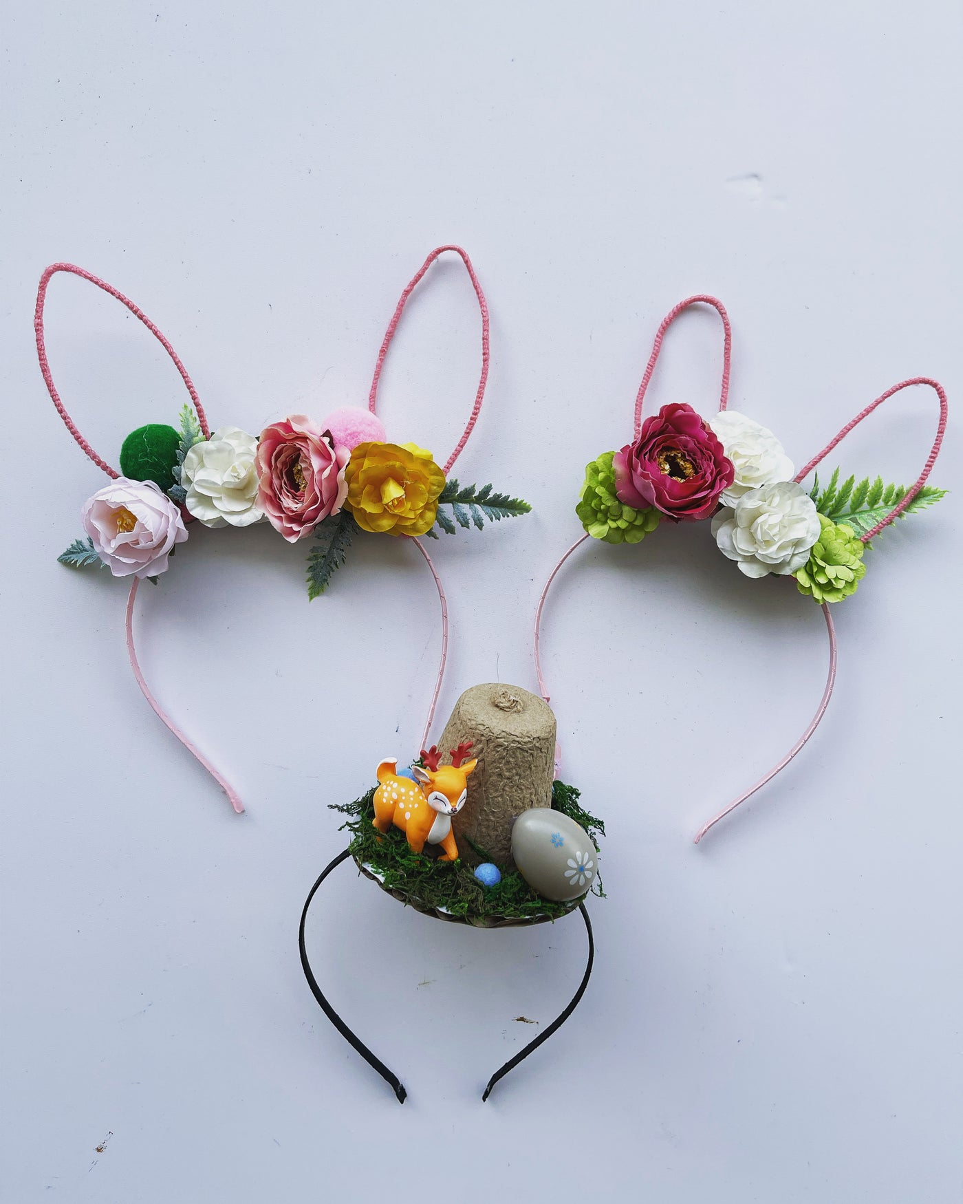Easter Floral Bunny  Headband DIY kit