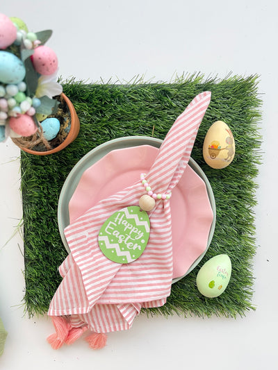 Easter wooden decoration & napkin ring DIY kit